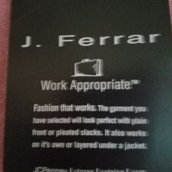 jf j. Ferrar Knit Ribbed Crewneck Dress Shirt Size Medium, Gray NWOT - Picture 6 of 7